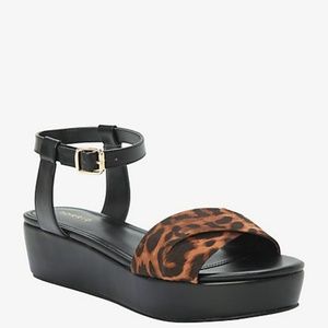 🖤Leapord print platform sandals🖤